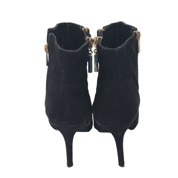 Anne Michelle Women's Heeled Ankle Boot Black Size 11 - Picture 3 of 9